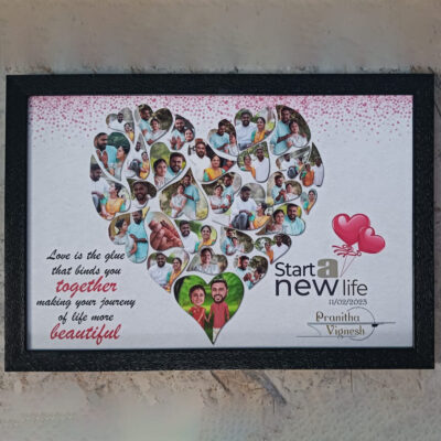 Frame Heart Collage