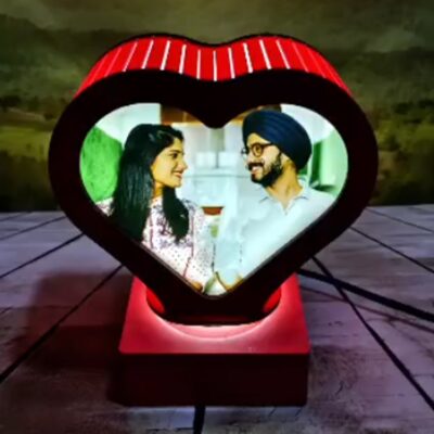 Heart Revolving Lamp