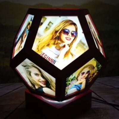 Pentagon Revolving Lamp